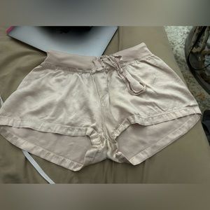 PJ Harlow silk pajama shorts